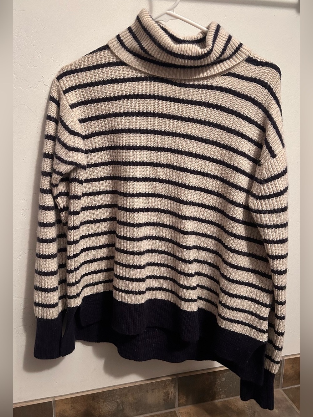 J.Crew • Striped Turtleneck